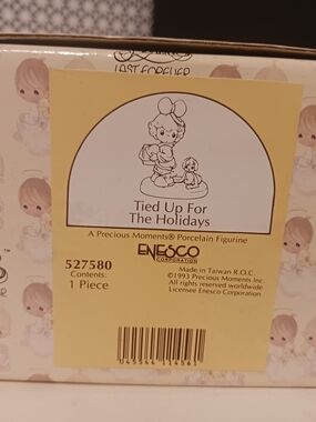 Enesco Precious Moments- "Tied Up For The Holidayd"